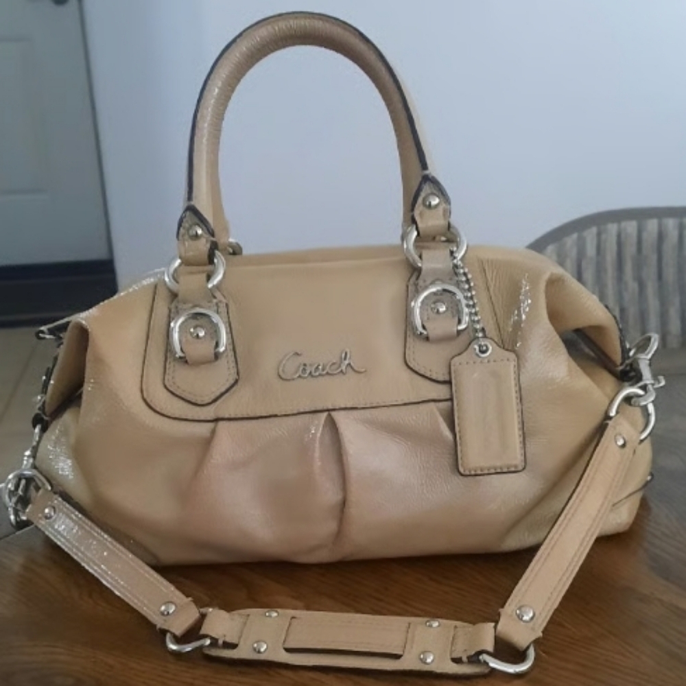 Coach Ashley Patent Leather Satchel